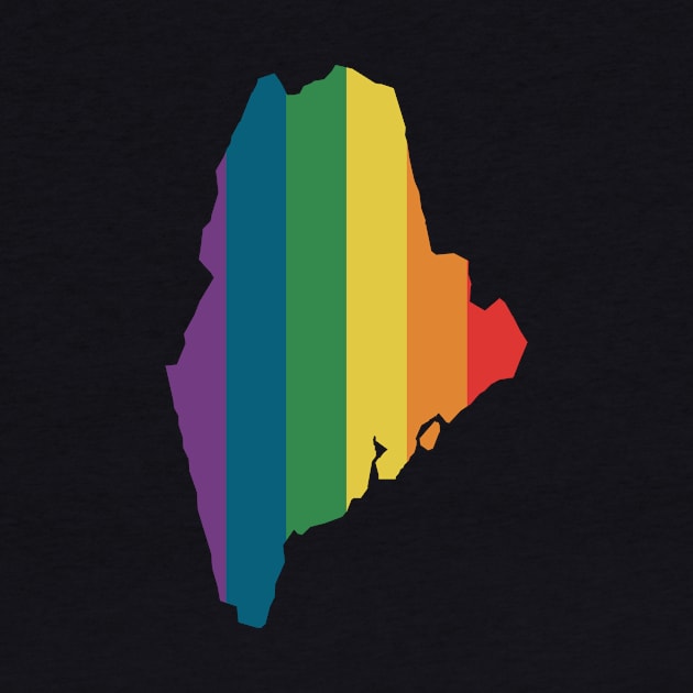 Maine State Rainbow by n23tees